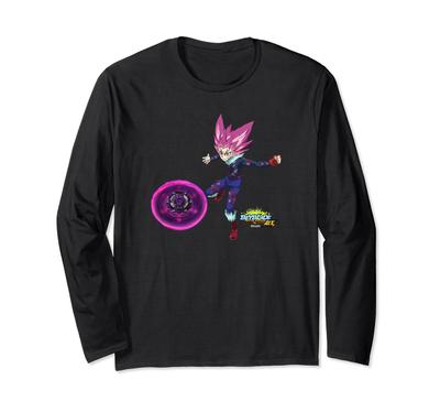 Beyblade Burst Sparking Lane Valhalla & Valiant Lucifer Long Sleeve T-Shirt