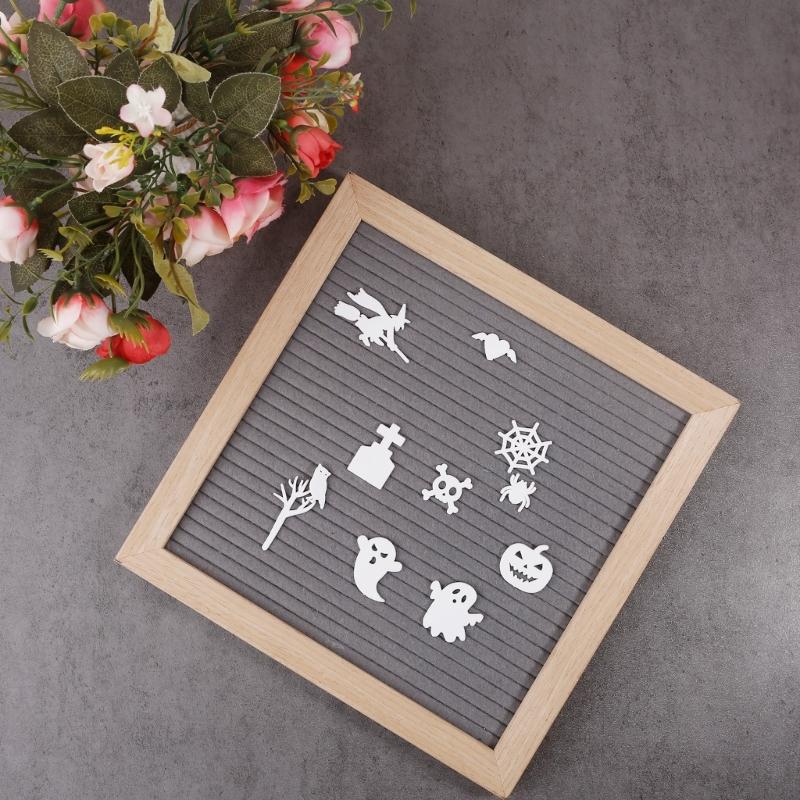 Halloween Letters for Felt Letter Board Set of 2 Message Board Letters for Changeable Plastic Letterboard Home Office