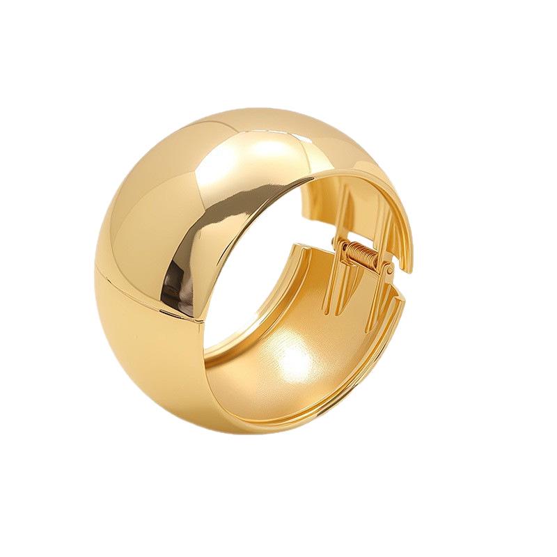 2025 Punk-Style Electroplated European & American Bracelet: Unique Contemporary Open Design