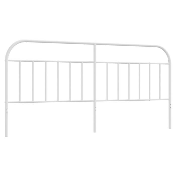 VidaXL White Metal Headboard 193 Cm 353721