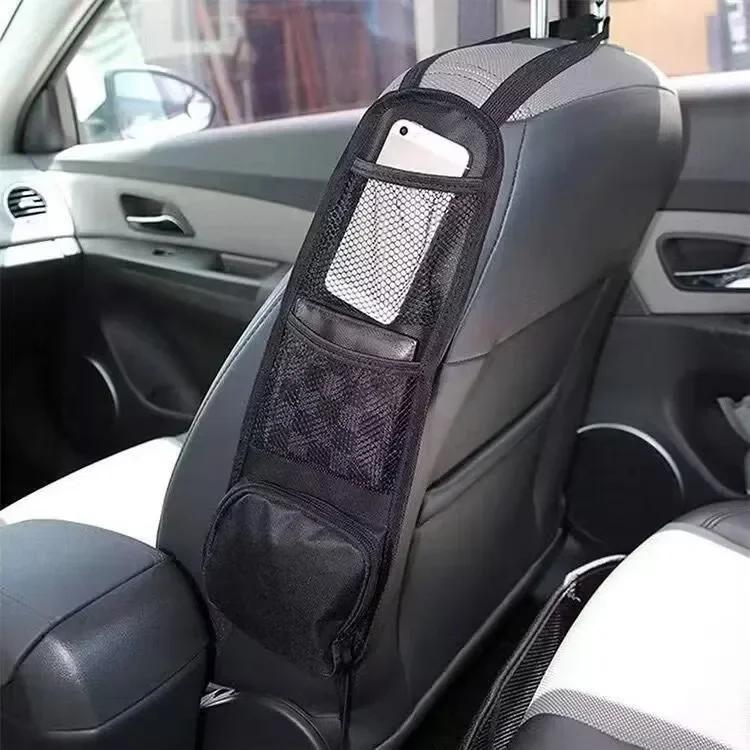 Car Seat Organizer Auto Seat Side Storage Hanging Bag Multi-Pocket Drink Holder Mesh Pocket Styling Organizer Phone Holder Amagi