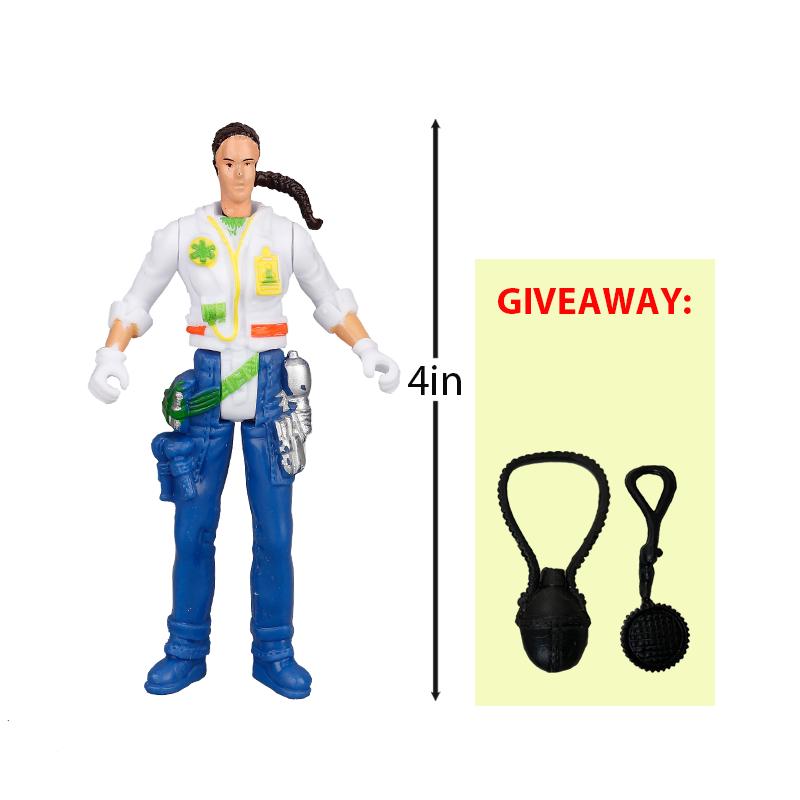 Figure d'Azione di Persone in Scala 1/18 Esploratore Cacciatore Soldato Modello Playset Giocattolo Personaggio Figure Flessibili Articolate Progettato Per Bambini Ragazzi Regalo