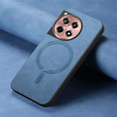 For OnePlus 12R 5G Magsafe Case Luxury Leather Back Panel Phone One Plus 12R Case Oneplus12 R Ace 3 Wireless Charging Ace3 Funda