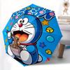Doraemon Automatischer Faltregenschirm, 8 Rippen für Ganzjahresgebrauch, Tragbar für Reisen & Outdoor-Aktivitäten a0819051