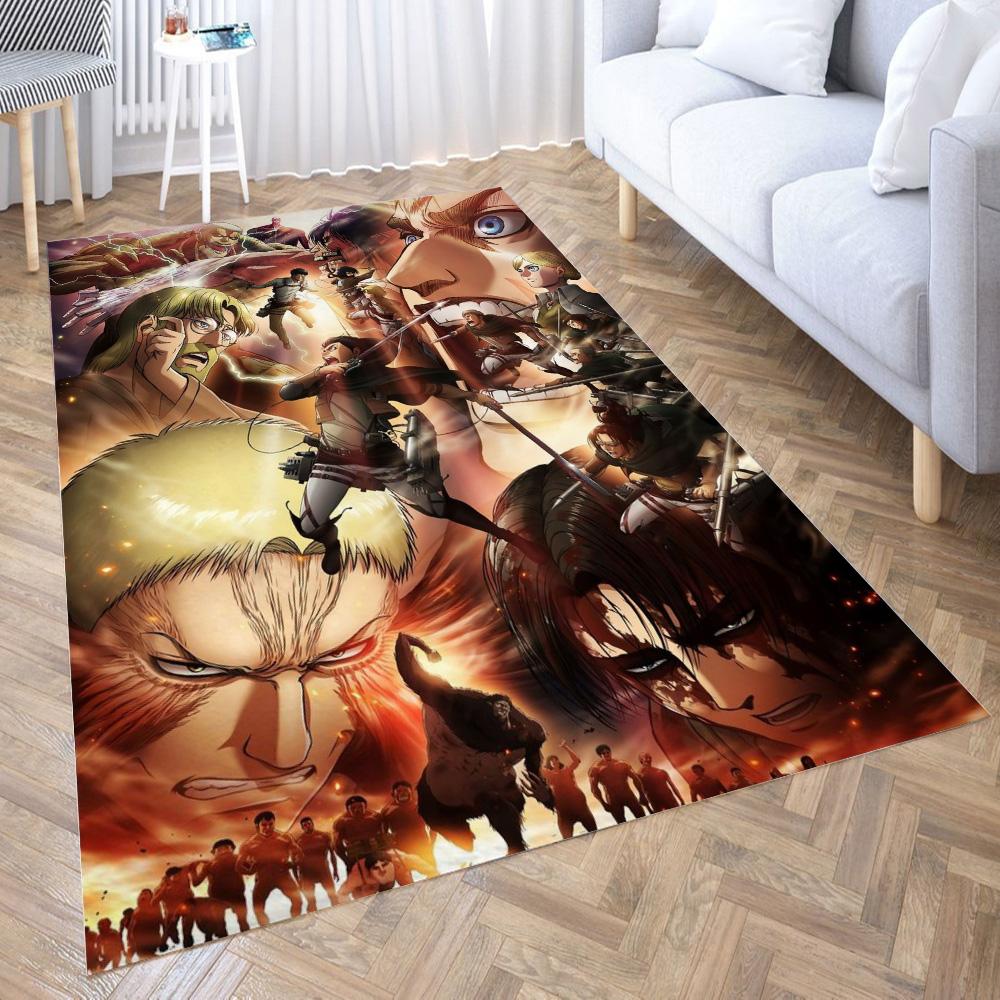Anime Living Room Carpet Home Play Mat Anti-Slip Children's Floor Mat Carpet Decoration Corridor Bathroom Anti-Slip Floor Mat
