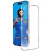 Blue Ape Mr. iPhone 16/15 HD Anti-Fingerprint Tempered Glass Screen Protector