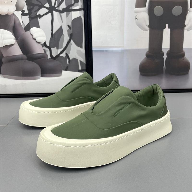 Mens Ice Silk Casual Shoes Summer New Breathable Soft-sole Casual Flats Shoes Canvas Shoe Outdoor Comfortable Sneakers Man Tenis
