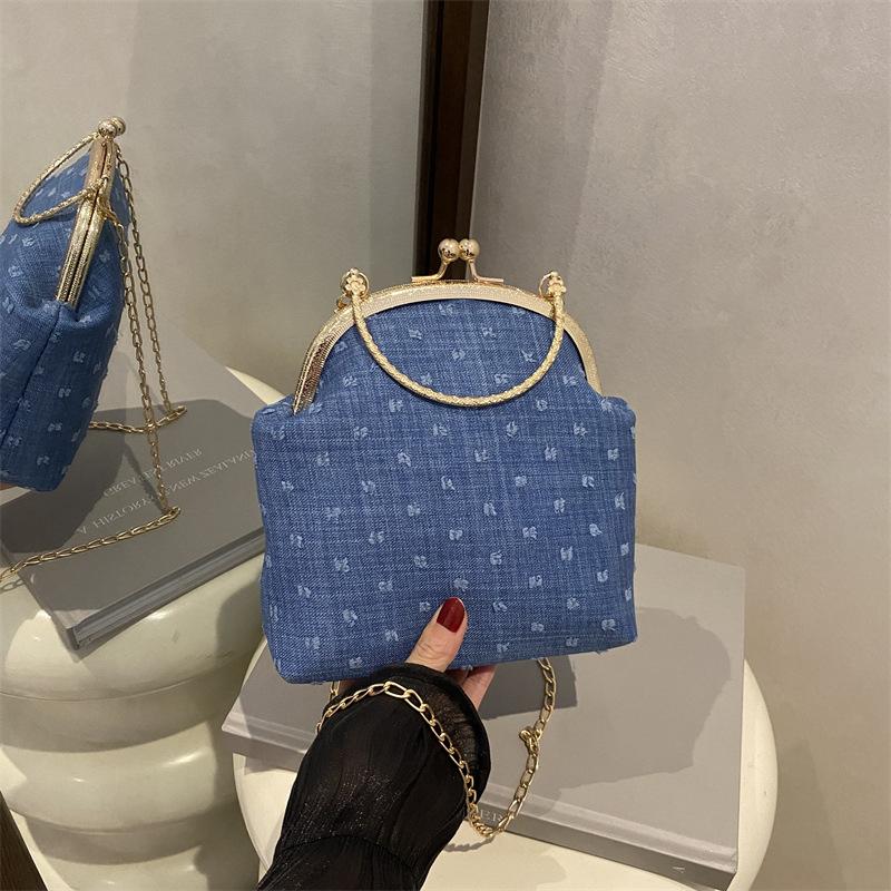 Fashi Elegant Dinner Shoulder Bags for Women Casual Ladies Chain Crossbody Bag Clutch Simple Female Phe Handbags Purse