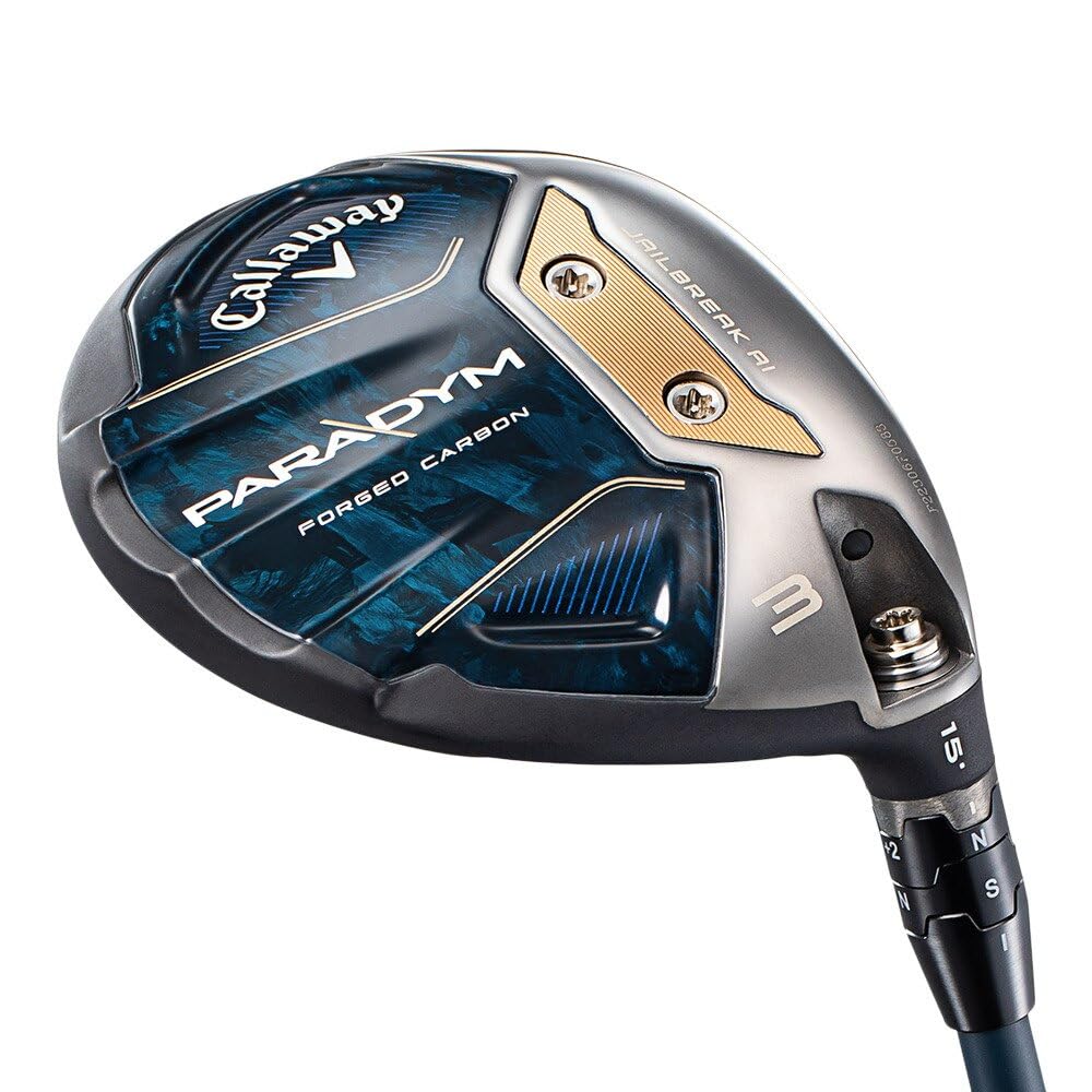 Callaway Right-Handed Fairway Wood PARADYM FAIRWAYWOODS (3W, 15°, SPEEDER NX GREEN 50(S) S, 43-inch, D1, Medium Kickpoint) Men's