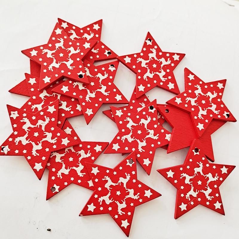 DIY Wooden Christmas Ornaments: Snowflake, Heart, and Star Pendants