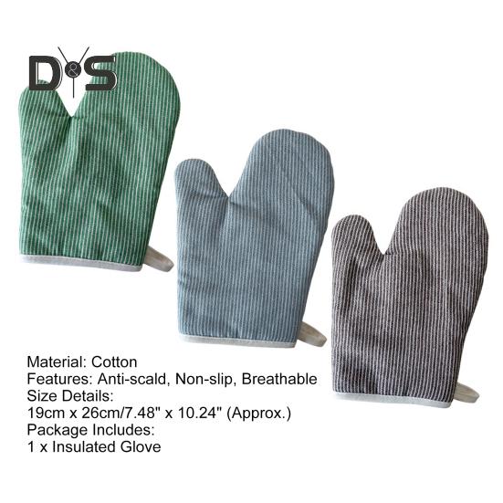 Protiskluzové 1 ks izolované rukavice Proti opaření Bavlna Snadno zavěšená trouba Kuchyňské potřeby