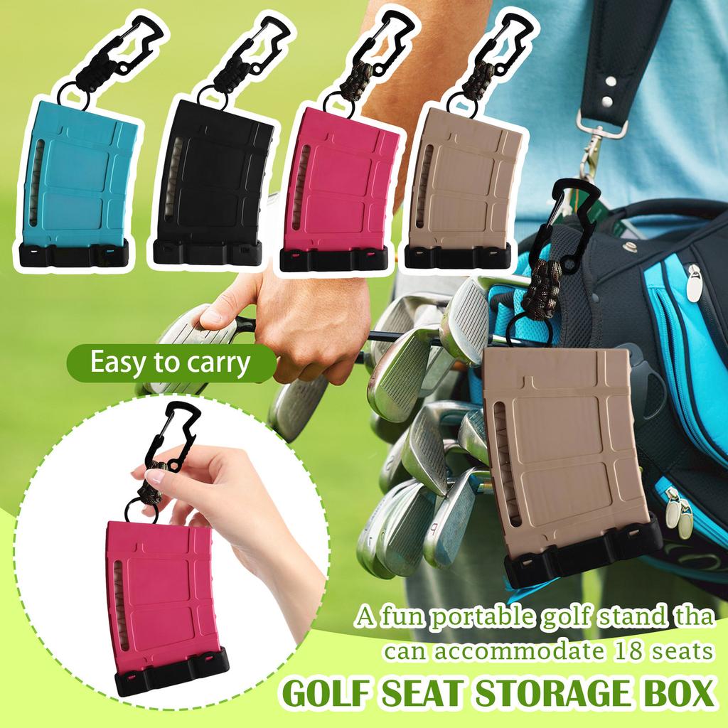 Golf Stand Organizer, Fun Portable For 18 Tees, Stylish And Cool Golf Accessories