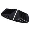 2 Pcs Rear Window Side Shutter Glossy Black Weatherproof Rugged Construction for 1 Series E87 2005 To 2011