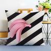 Casual Daily Fresh Tropical Plant Fruits Cushion Cover Washable Linen Pillowcase Soft  for Sofa Bed Cozy Home Room Decor