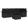 VidaXL Ensemble de canapé de jardin 6 pièces avec coussins Beige en Rotin 3354042