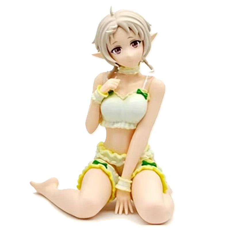 Beautiful Girl Anime Kneeling Pose Model - Shirufi 2D Ornament Figure In Stock