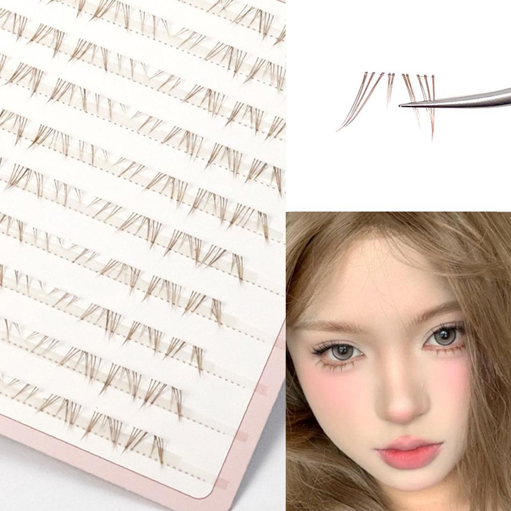 Natural Look Glue-free False Eyelashes Single Cluster Segmented Eyelashes  DIY Eyelash Extension