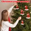 2D Christmas Decoration Pendant Christmas Tree Tag Theme Party Crafts Ornament