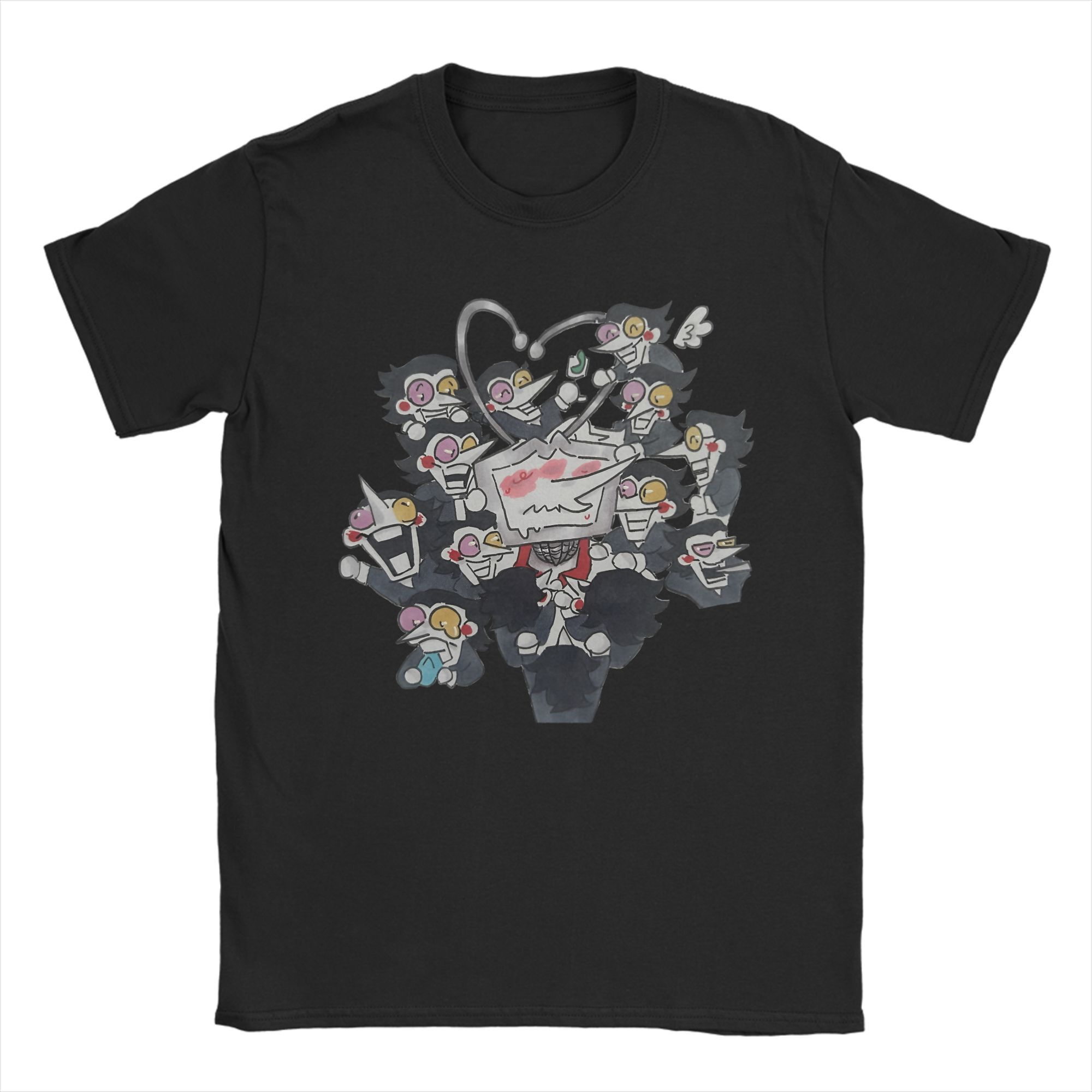 Spamton characters T-shirt XXXL
