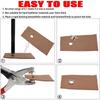 Eyelets Grommet Tool Kit, 1205 Pieces, 1/4 Inch Gold And Silver Eyelets With Washers,For Leather, Belt, Shoes, Crafts