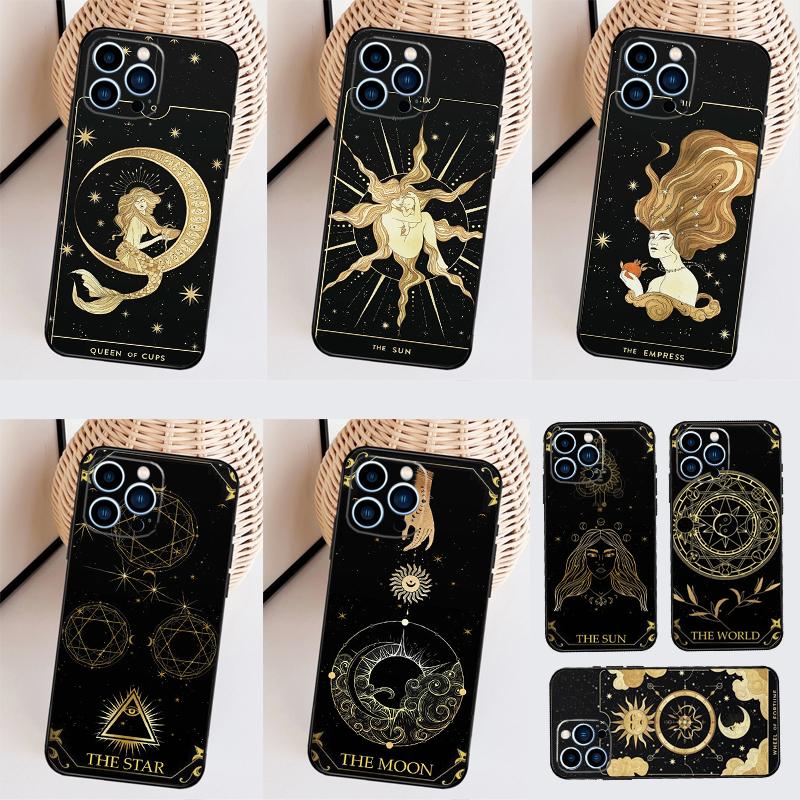 Astrology Tarot Cards Case For Xiaomi Redmi Note 13 14 9 10 11 12 15 Pro Plus Cover For Redmi 15 C 14C 10C 12C 13C