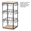 Earring Display Stand with 48 Hooks Earring Display Holder for Vendors 360 Degree All-Round Display Necklaces Bracelets Earring
