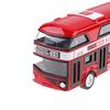Kid Metal Diecast Cars Toys Pull Back 1:43 Double Decker London Bus Toy Gift