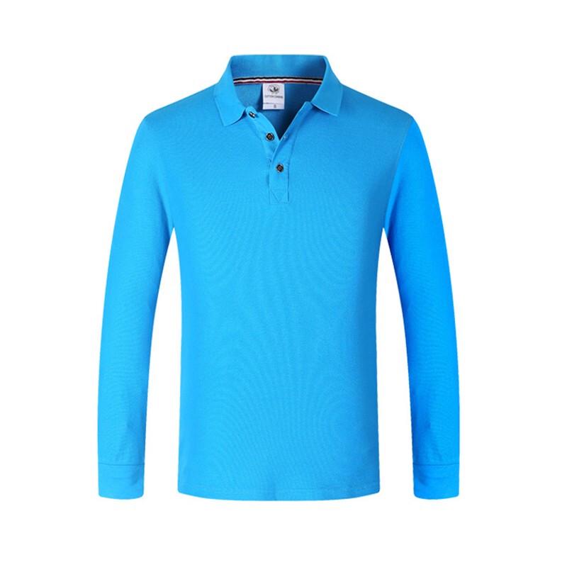 Huisiyuan Men's Thickened Relaxed Fit Long Sleeve Polo Shirt