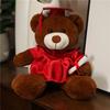 New Graduation Gift: Dr. Bear Plush Toy, Small Bear Doll, Plush Toy, Academic Gown Teddy Bear Doll