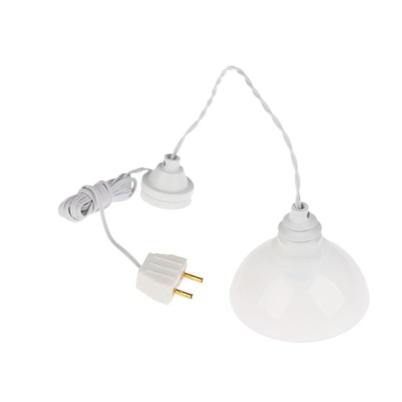 1/12 Dollhouse Simulation Led Chandelier Model Dollhouse Miniature Furniture Decoration Doll House Home Accessories