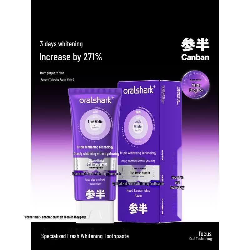 Canban Whitening Toothpaste Story Flat Tube