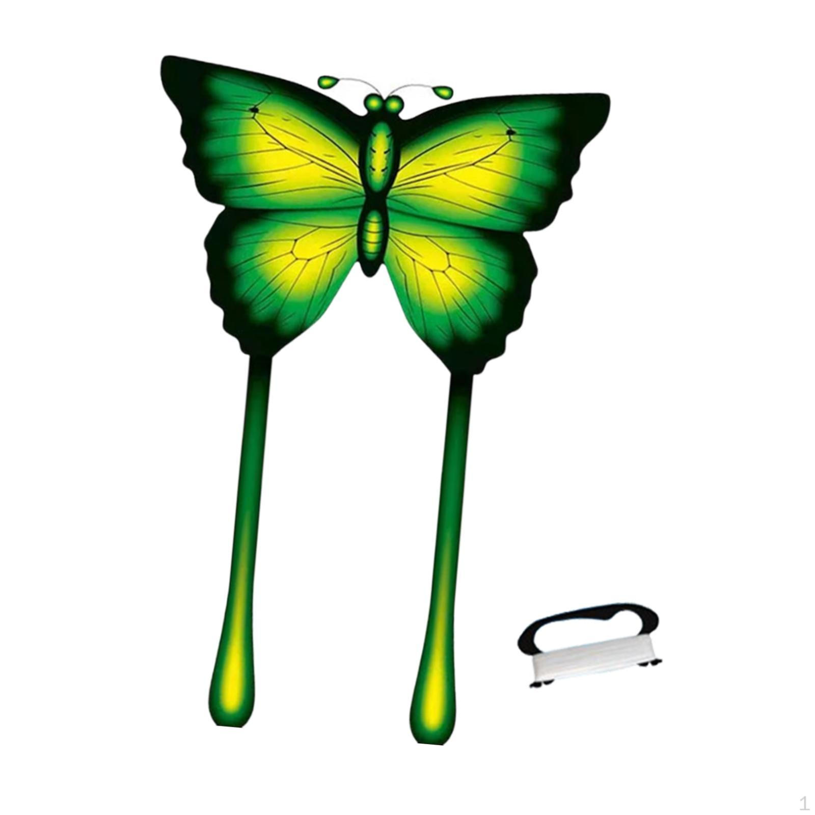 

Воздушный змей-бабочка большой с 328-футовой ручкой и 100-метровой леской в комплекте для использования на открытом воздухе