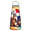 Dominican Republic Cultural Celebration Printed Apron Chef Cooking Tablier Bib Kitchen Cleaning Pinafore for Women Men Painting