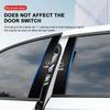 2Pc Car Logo Center Pillar Protective Film Anti-scratch Sticker Decal For Lexus LS600hL GX470 GX460 LX470 LX570 RX300 RX450h