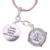 Earth Airplane Pendant Keychains Travel Alloy Keyring Diy Handmade Jewelry Gifts