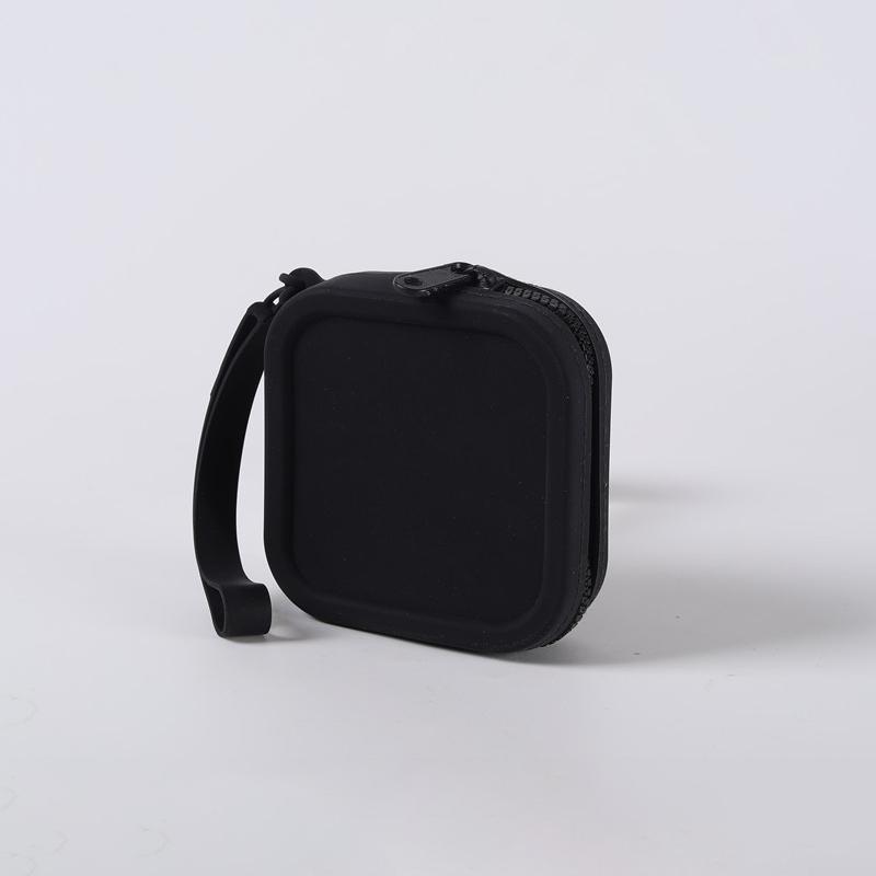 

Квадратный силиконовый чехол для хранения косметических средств для губной помады, вместительный дорожный держатель для кистей для макияжа, портативный водонепроницаемый органайзер для косметики