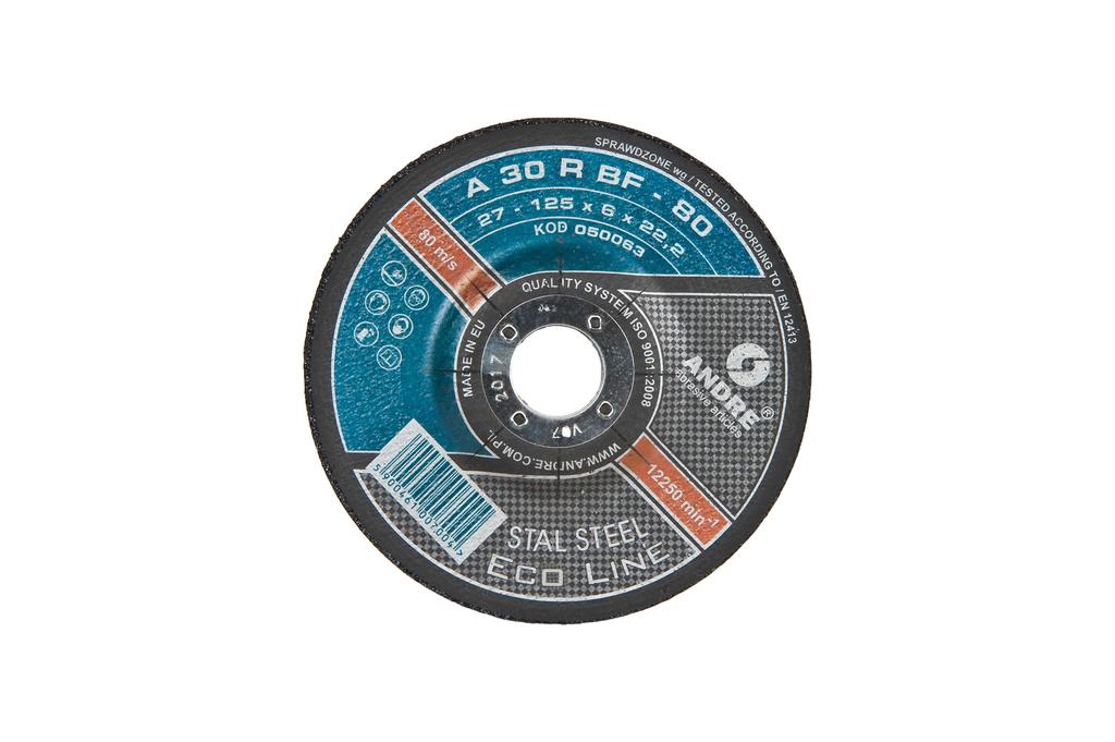Tarcza Do Cięcia Stali Materiałów Andre Płaska 125 X 6 X 22 Mm 40125622