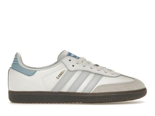 Adidas Samba OG Low Белый Галогенно-синий - Мужские ID2055 EU 47 белый