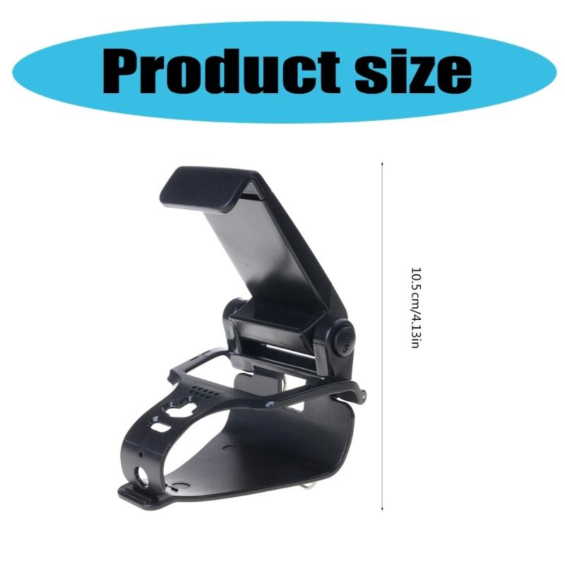 Phone Mount Clip Gaming Clamp Bracket Phone Holder ABS Adjustable for Adult Teen Gamepad Accessories