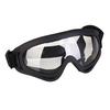 Occhiali da Sole Professionali Antivento Sovradimensionati Goggle Gommati Retrò Polarizzati da Uomo per Moto Nero Opaco
