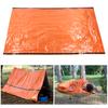 Outdoor Camping Tragbares Notzelt Schlafsack Warmhalten Wasserdicht Orange