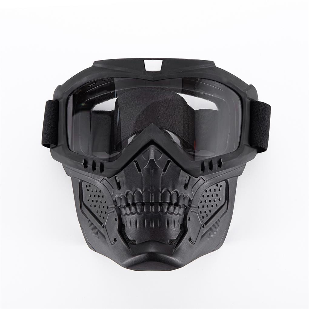 Motorcycle Goggles Face Cover Simple Protective Covers Skull Modeling Cycling Skiing Facial Protector Helmet Fitting