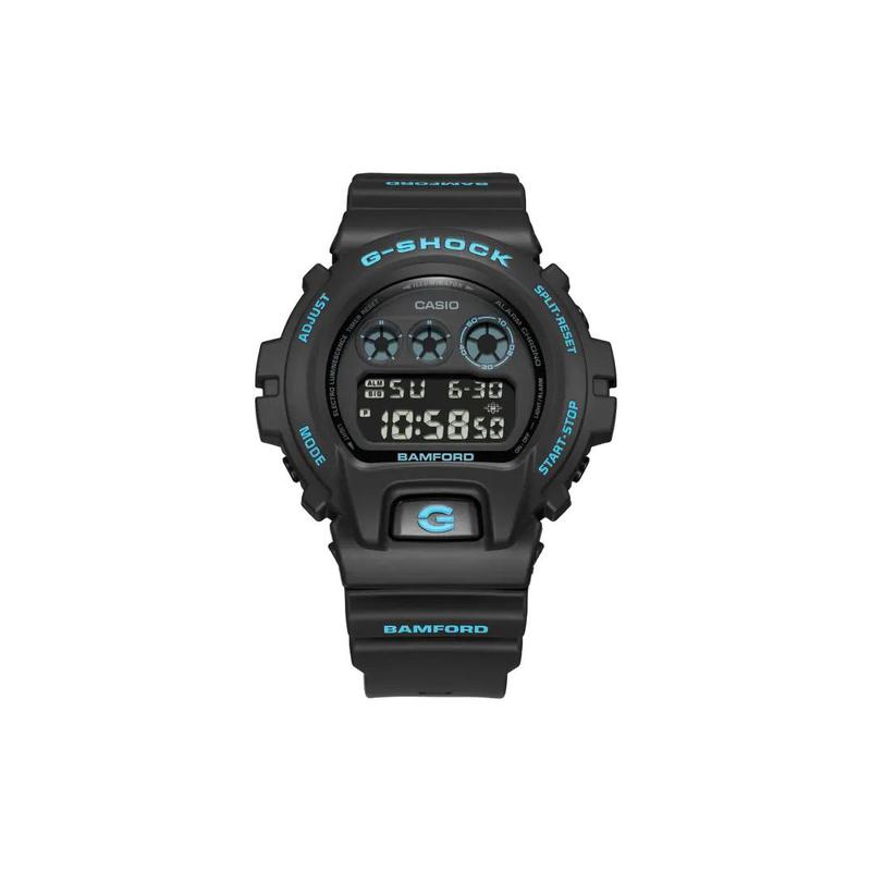 

CASIO G-SQUAD series G-shock × BAMFORD collaboration limited edition digital display Quartz resin strap men s watch black dial DW-6900BWD-1DR чорний