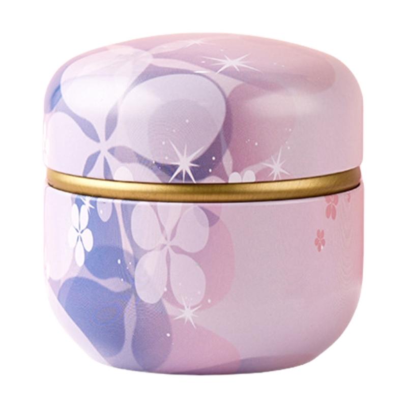 Rusts Resistant Teas Tin Portable Tinplate Storage Box Sealed Candy Snacks Coffee Canister For Travel Kitchen Use