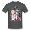 Customization Clothing Sword Art Online Alicization Sao Tshirt  Asuna And Kirito Fashion Short Sleeve For Unisex Tees