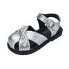 Girls Closed Toe Sandals New Summer French Soft Sole Beach Shoes Sweet Princess Sandals for Baby Little Girls
