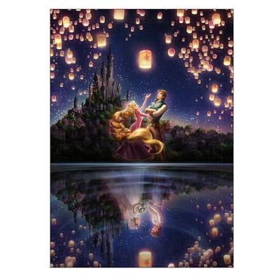 Tenyo (Tenyo) [Made In Japan] 300-Piece Jigsaw Puzzle Disney Tangled: Reflection of the Future On the Lake (30.5x43cm) D-300-064, Includes Glue,