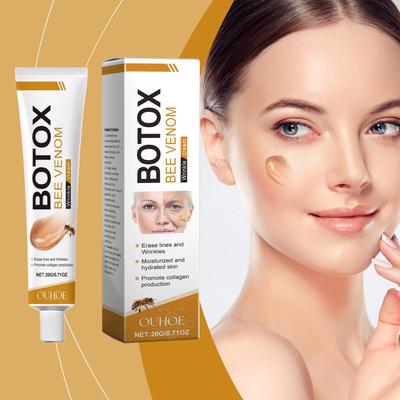 Crème Anti-Rides Raffermissante Lifting Facial Hydratante Hydratation Profonde Lissante Rides Fines Réparation Peau Crème Venin d'Abeille 20g