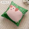 Kawaii Cat Animals Cushion Cover Soft Plush Fabric DoubleSided Printed Cushion Covers for All Seasons Modern HomeDecor Gift