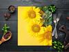 GLASS CUTTING BOARD 45x52 Flower